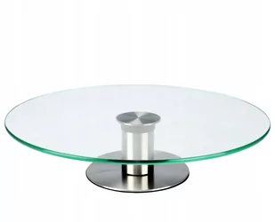 PATERA OBROTOWA SZKLANA TORT CIASTO 30CM na nóżce - Tace i patery - miniaturka - grafika 1