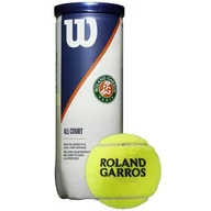 Tenis ziemny - Wilson, Piłki do tenisa ziemnego, Roland Garros All Court 3 szt. WRT126400 - miniaturka - grafika 1
