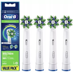 Końcówka do szczoteczek ORAL-B CrossAction EB50-4, 4 szt - Końcówki do szczoteczek elektrycznych - miniaturka - grafika 1