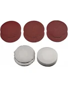 Materiały ścierne - Einhell polishing hood / grinding wheel set, for CC-PO 1100/150 E, grinding / polishing agent 150mm, 9 pieces - miniaturka - grafika 1