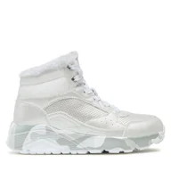 Buty dla dziewczynek - Sneakersy Skechers Uno Lite Camo Dazzle 310485L/SLGY Srebrny - miniaturka - grafika 1