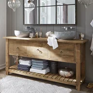 Szafki łazienkowe - Podwójna szafka łazienkowa Ravel - miniaturka - grafika 1