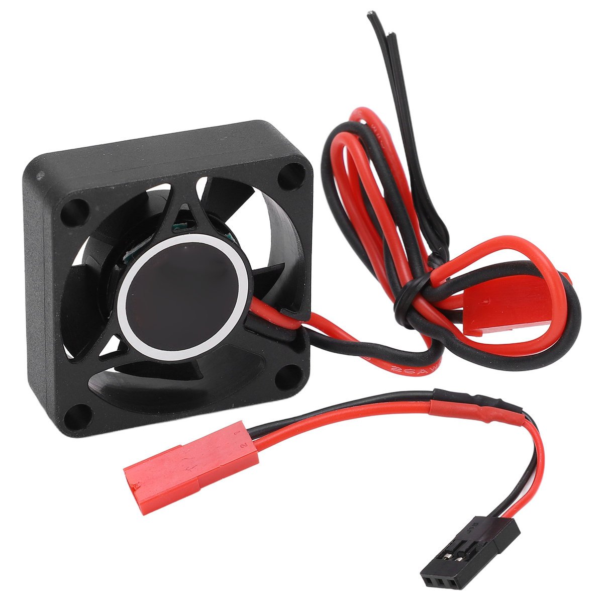 Wentylator chłodzący silnik RC 30x30mm uniwersalny, szybkoobrotowy, do regulatora ESC, podgrzewany D
