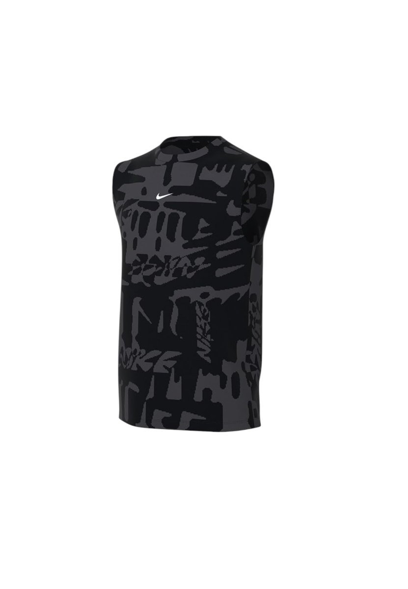 Top chłopięce Nike Sportswear Canotta HJ3794 010 czarny