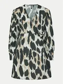 Sukienki - Pieces Sukienka codzienna Jade 17155367 Czarny Loose Fit - miniaturka - grafika 1