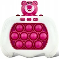 Zabawki interaktywne dla dzieci - POP IT GRA ZRĘCZNOŚCIOWA BĄBELKOWA ANTYSTRESOWA ELEKTRYCZNA ŚWIECĄCA MIŚ - miniaturka - grafika 1