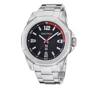 Zegarek Zegarek NAUTICA - NAPTBF104 Silver/Silver - Zegarki męskie - miniaturka - grafika 1