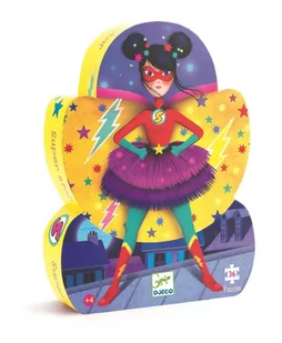 Djeco SUPER STAR tekturowe puzzle 36 el. DJ07226 DJ07226 - Puzzle - miniaturka - grafika 1
