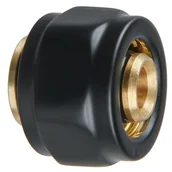 Łączniki, trójniki, kształtki - 2 złączki zaciskowe do PEX 16 GW 3/4" czarny LUXRAD" - miniaturka - grafika 1