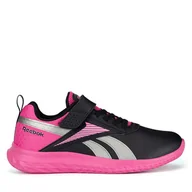 Buty dla dziewczynek - Sneakersy Reebok RUSH RUNNER 5 ALT 100200972 Czarny - miniaturka - grafika 1