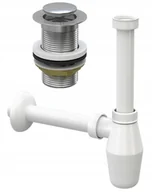 Korki do umywalek - Korek Klik Klak + Syfon Do Umywalki Bez Przelewu - miniaturka - grafika 1