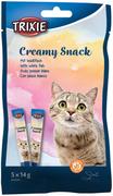 Przysmaki dla kotów - Trixie Creamy Snack Tuńczyk i Białoryby 5 x 14g - miniaturka - grafika 1