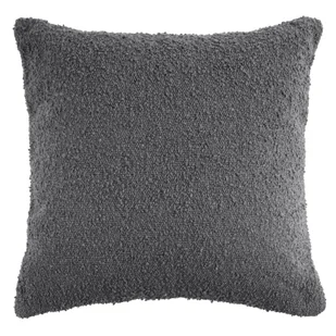Poduszka boucle texture 45x45cm ciemnoszary - Poduszki dekoracyjne - miniaturka - grafika 1