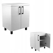 Szafki łazienkowe - Szafka Łazienkowa Stojąca Pod Umywalkę Biała 60cm - miniaturka - grafika 1