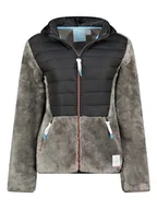 Kurtki damskie - Geographical Norway Kurtka polarowa "Typologie" w kolorze czarno-szarym - miniaturka - grafika 1