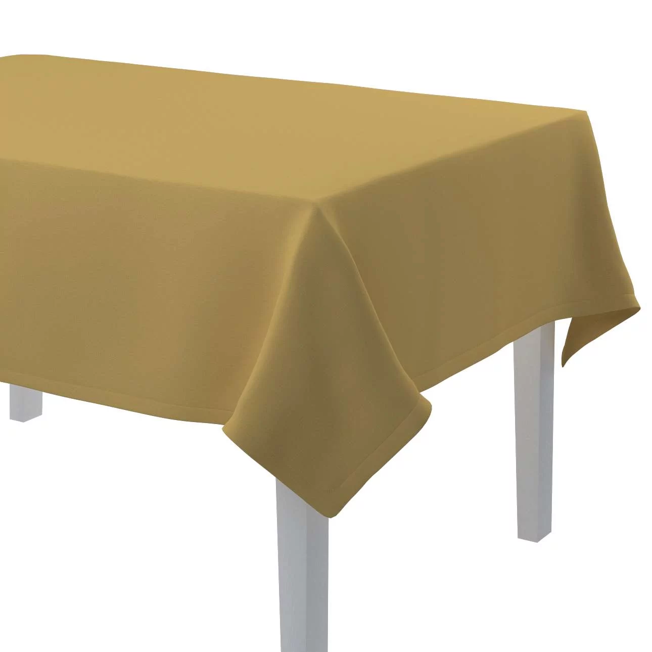 Dekoria pl pl Obrus prostokątny zgaszony żółty 130 × 280 cm Cotton Panama 438-702-41