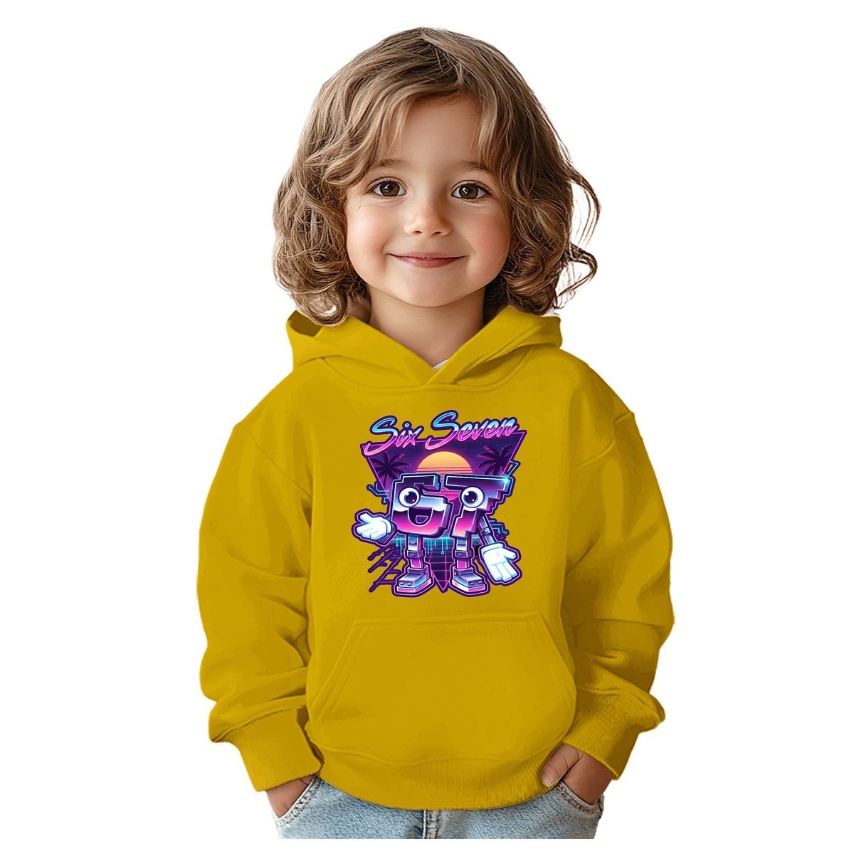 BLUZA DZIECIĘCA Z KAPTUREM 67 SIX SEVEN VIRAL 104 DLA DZIECKA PREZENT