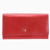 Portfele - Portfel Damski Skórzany Duży RFID Na Karty Czerwony PUCCINI MU1944-3E - miniaturka - grafika 1