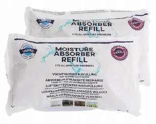 WKŁAD DO POCHŁANIACZA WILGOCI 2 x 900g LIMPRO UNIWERSALNY 50% WIĘCEJ PEREŁ - Akcesoria i części AGD - miniaturka - grafika 1
