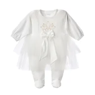 Pajacyki dla niemowląt - BGL-35062I Pajac Royal, ecru 56 - miniaturka - grafika 1