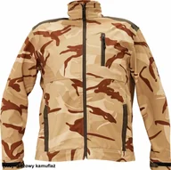 Odzież robocza - CERVA CRAMBE KURTKA SOFTSHELLOWA - moro, wysoki kołnierz, wzmocnienia na ramionach OXFORD 600 D - szary kamuflaż M - miniaturka - grafika 1