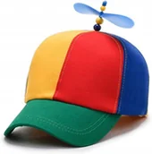 Czapki i chusty sportowe męskie - Czapka Czapeczka Z Daszkiem Ze Śmigłem Kolorowa Śmieszna Ubranie Na Imprezy - miniaturka - grafika 1