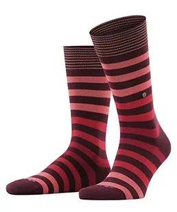 Burlington Mężczyźni Skarpety Blackpool M SO Trwała Organiczna Bawełna z wzorem 1 Para, Czerwony (Coral Red 8006), 40-46 - Skarpetki damskie - miniaturka - grafika 1