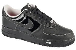 Nike Air Force 1 '07 Low City Pack Paris Patent HV6226-001, Męskie, buty sneakers, Czarne - Moda i Uroda OUTLET - miniaturka - grafika 1