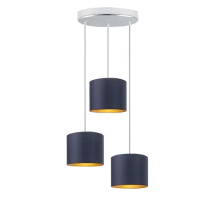 Lampa wisząca nad stół na chromowanym stelażu - S2-Z21 - Lampy sufitowe - miniaturka - grafika 1