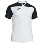 Koszulki męskie - Joma Joma Combi koszulka polo, dla mężczyzn. XL biały/czarny 101371.201.XL - miniaturka - grafika 1