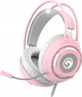 Słuchawki - Marvo HG9046 7.1 True Sound Biało-różowe - miniaturka - grafika 1