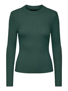 Bestseller A/S Damski sweter Pccrista Ls O-Neck Knit Noos Bc, Trekking Green, XL - Swetry damskie - miniaturka - grafika 1