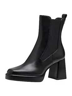 Tamaris Damskie kozaki Chelsea 1-25002-41, czarny mat, 41 EU - Kozaki damskie - miniaturka - grafika 1