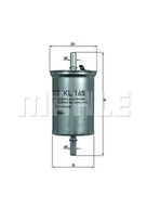 Filtry paliwa - Filtr paliwa Mahle KL 165 - miniaturka - grafika 1
