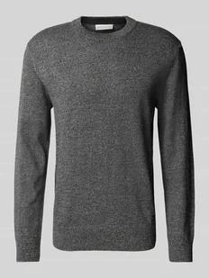 Sweter o kroju regular fit z dzianiny z bawełny - Swetry męskie - miniaturka - grafika 1