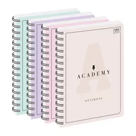 Zeszyty szkolne - Inter-druk Kołozeszyt B5/100 kratka Academy pastel 90g - miniaturka - grafika 1