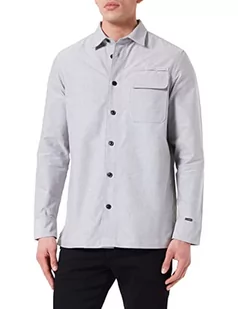 G-STAR RAW, Męska koszula z kieszonką na długopis, Mehrfarbig (odpowiednio szary/biały Oxford C895-c760), M - Koszule męskie - miniaturka - grafika 1