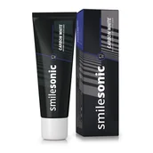 Pasty do zębów - Smilesonic Carbon White  wybielająca pasta z węglem aktywnym dedykowana do szczoteczek sonicznych 75 ml - miniaturka - grafika 1