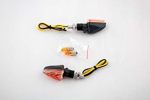 One BY CAMOTO Para strzałek OMOLOGATE Arrow Carbon Kolor Uniwersalny krótki trzonek kompatybilny ze wszystkimi typami motocykli/skuterów