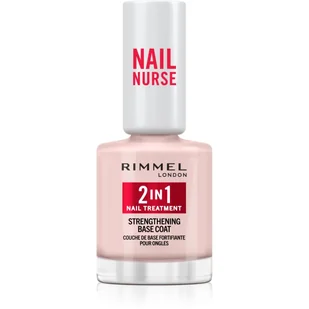 Rimmel London Nail Nurse 2in1 Strenghtening Base Coat Lakier do paznokci 12 ml - Lakiery do paznokci - miniaturka - grafika 1