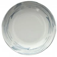 Pozostałe akcesoria kuchenne - TOGNANA Talerz TOGNANA Maiolica Grigio 21 cm Niebiesko-biały - miniaturka - grafika 1