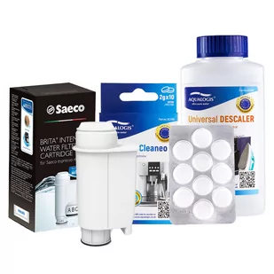 Zestaw PHILIPS SAECO INTENZA+ - Filtr CA6702 , UniDec 250 ml, Aqualogis Cleaneo 10szt - Akcesoria i części do ekspresów do kawy - miniaturka - grafika 1
