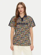 Koszulki i topy damskie - adidas Polo Liberty London Football JC7786 Kolorowy Loose Fit - miniaturka - grafika 1