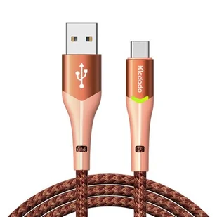 Kabel USB do USB-C Mcdodo Magnificence CA-7962 LED, 1m (pomarańczowy) - Kable - miniaturka - grafika 1