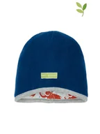 Czapki dla dzieci - Loud + proud Czapka wełniana w kolorze niebieskim - miniaturka - grafika 1
