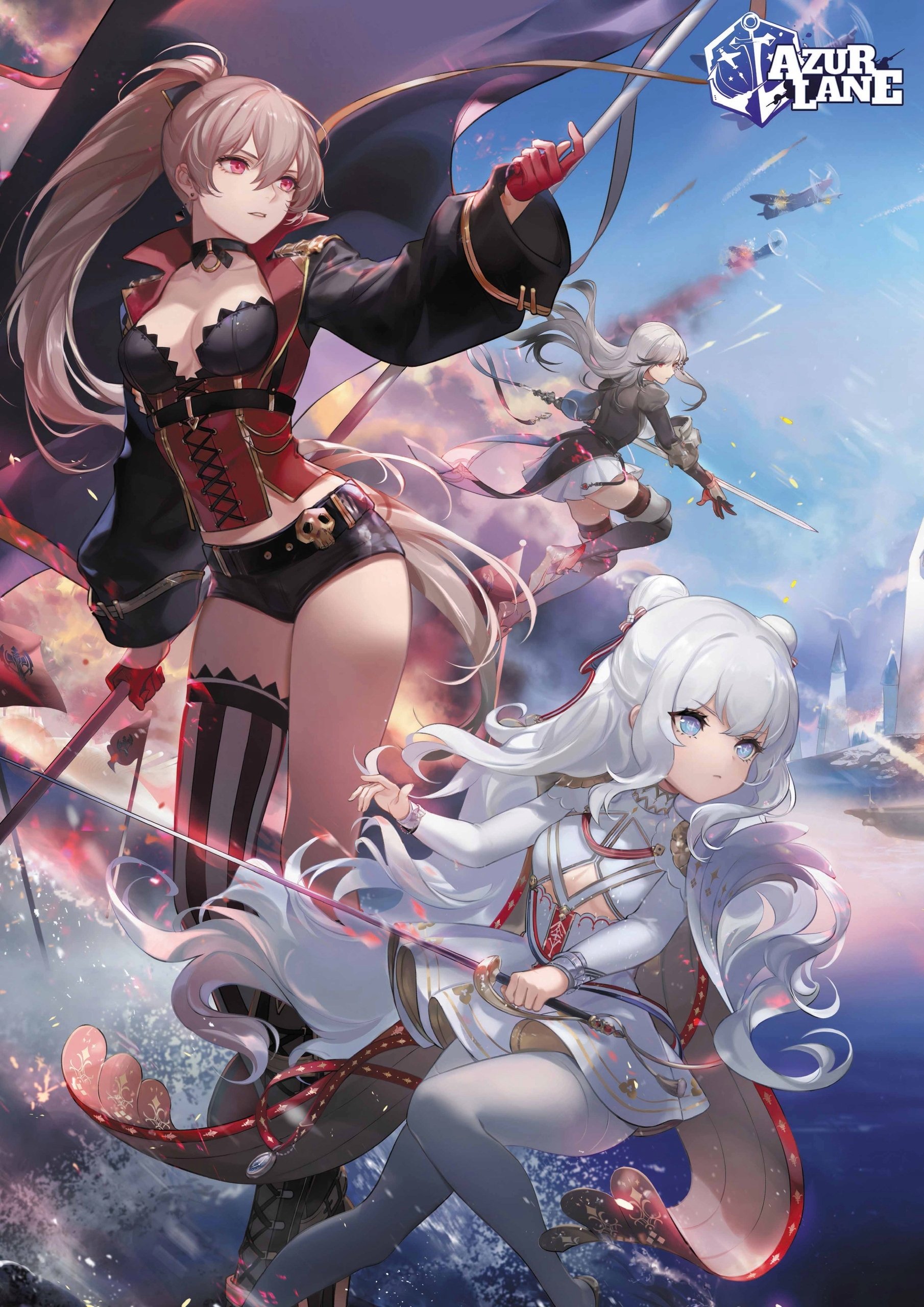 Plakat A1 anime gra Azur Lane