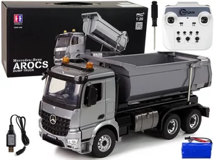 Wywrotka Metalowa Mercedes Arocs Ciężarówka R/C Aplikacja E590-003 - Zabawki zdalnie sterowane - miniaturka - grafika 1