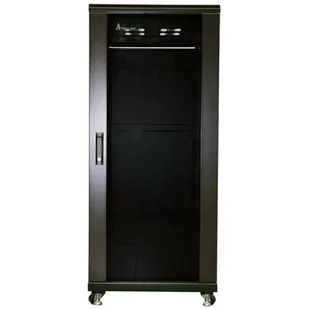 ExtraLink szafa stojąca 19" 37U 600x600 Czarna flat-pack - Szafy rack - miniaturka - grafika 1