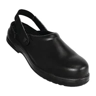 Klapki i japonki damskie - Lites Safety Footwear Lites unisex Sicherheits chodaki Czarny A813-42 - miniaturka - grafika 1
