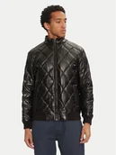 Kurtki męskie - Guess Kurtka z imitacji skóry M4BL28 WGJ60 Czarny Regular Fit - miniaturka - grafika 1